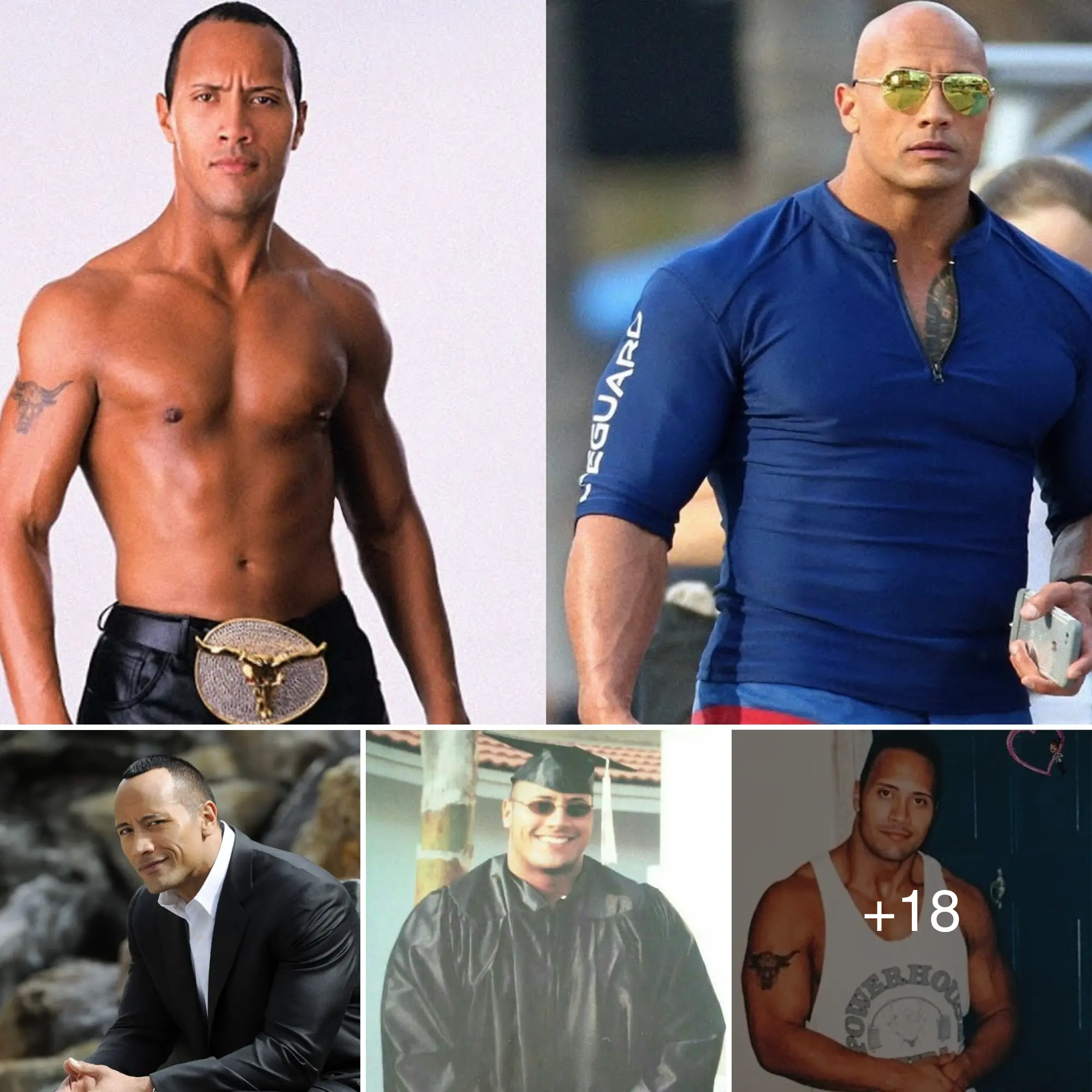 rom. The Rock: A Look at His Life Before He Became Muscular ...