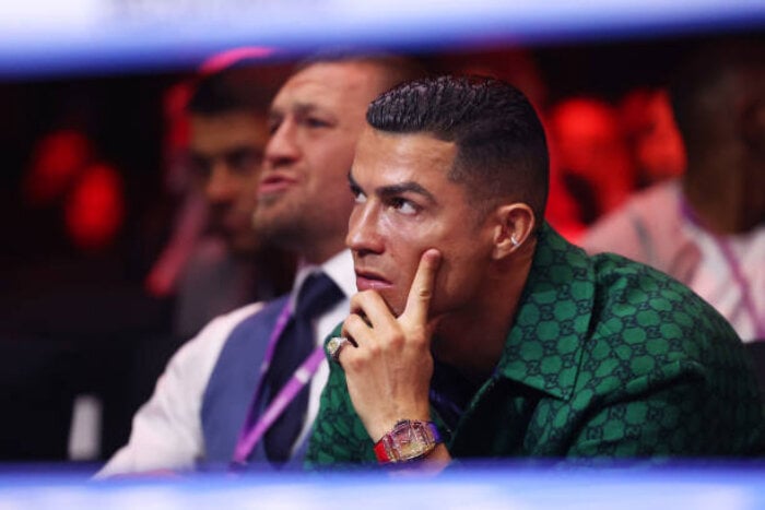 Ronaldo attended the Day of Reckoning event. (Photo: Getty)