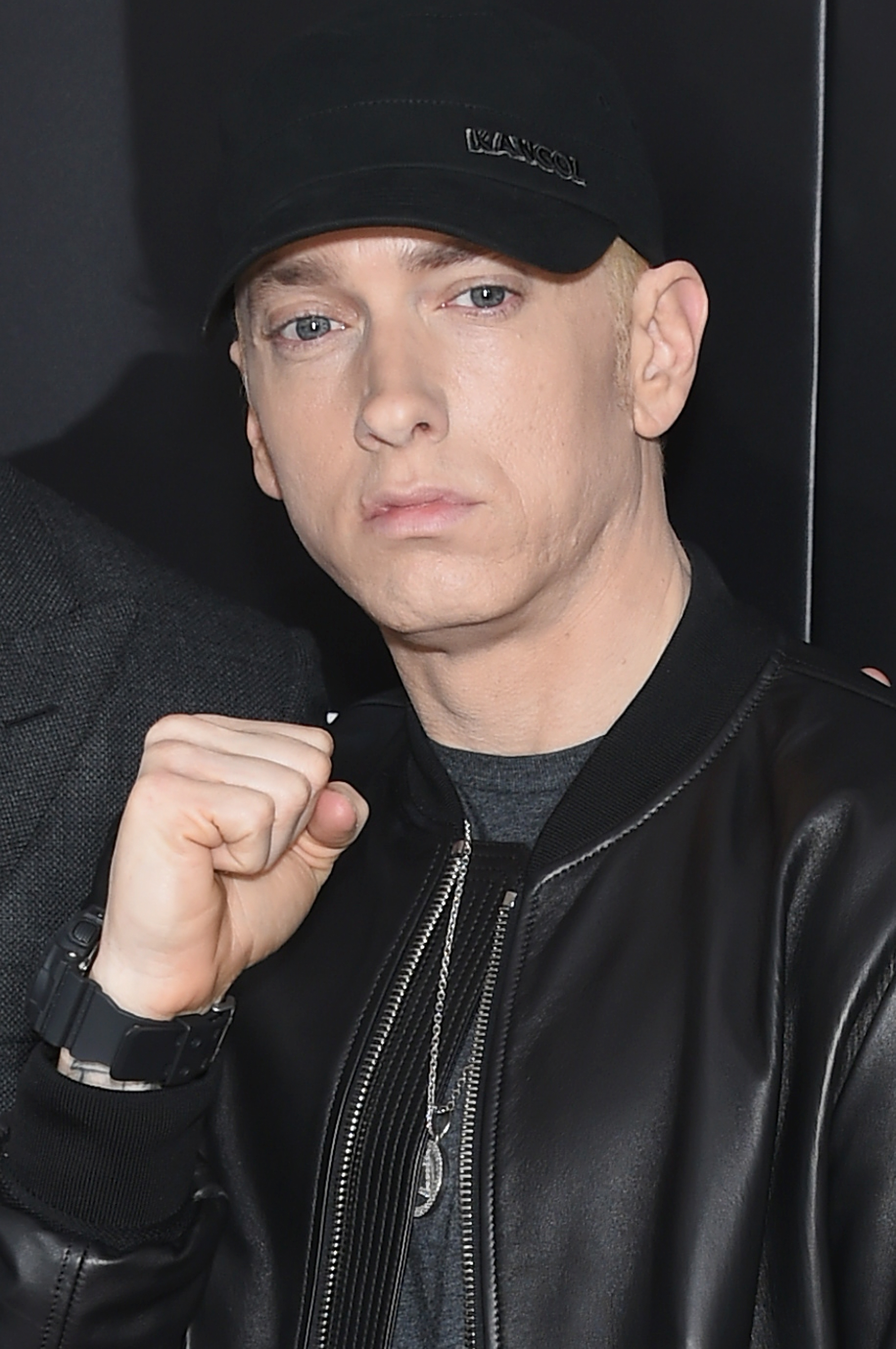 Eminem posing for a photo