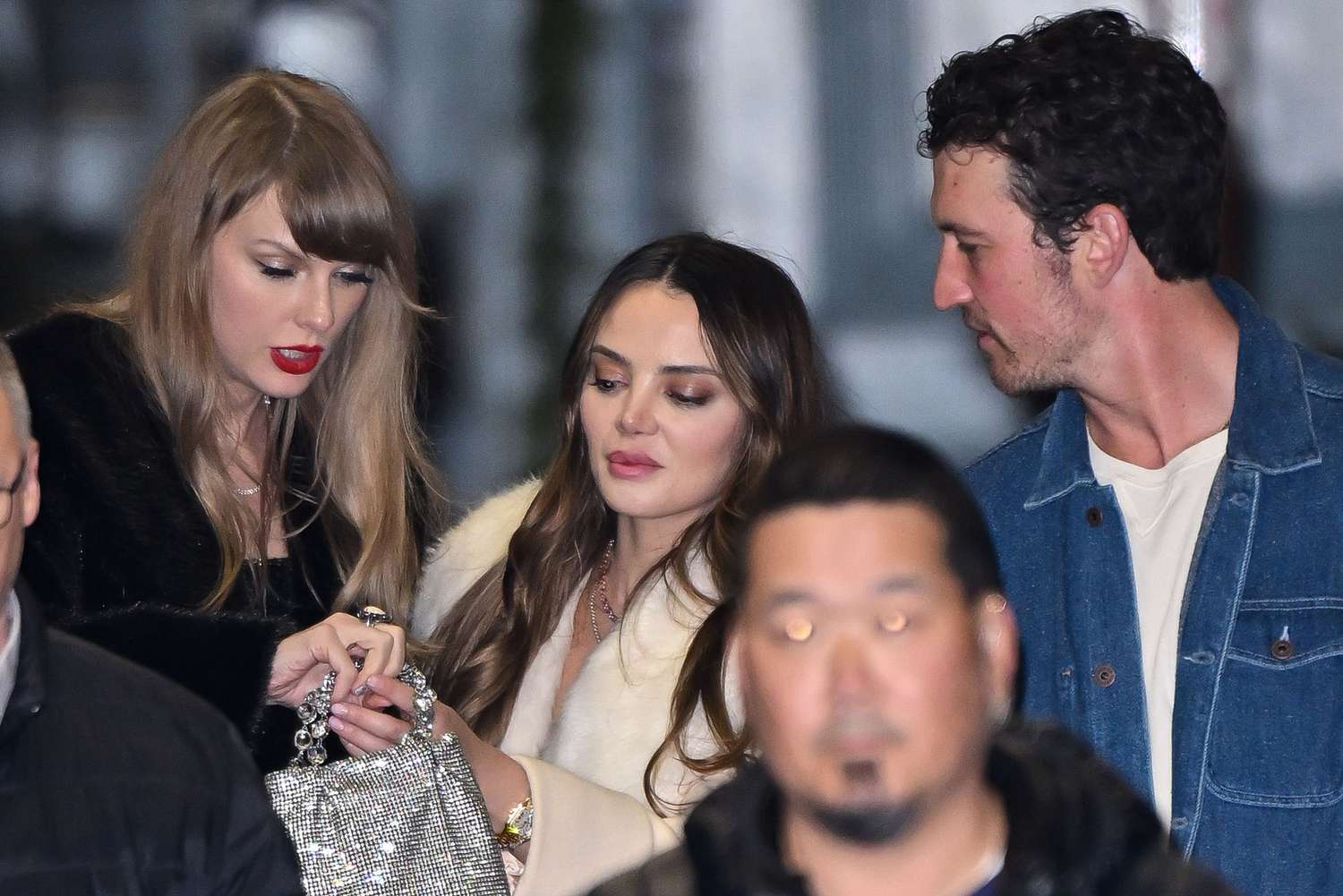 Taylor Swift Spotted Showing Off Ring to Miles Teller and Keleigh Sperry