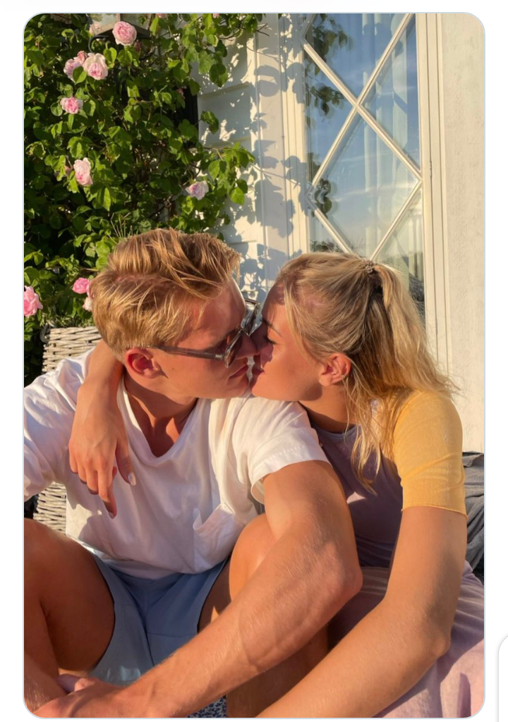 Arsenal's Martin Ødegaard loved up during holiday with his girlfriend  Helene Spilling - Report Minds