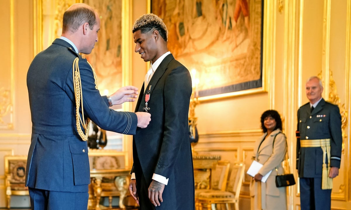 Marcus Rashford says he will give MBE to his mum | Marcus Rashford | The  Guardian