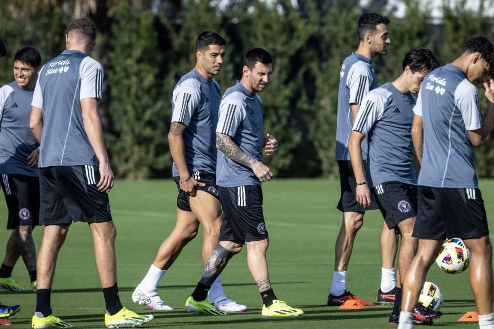 Messi and Suarez train together again like in the old days