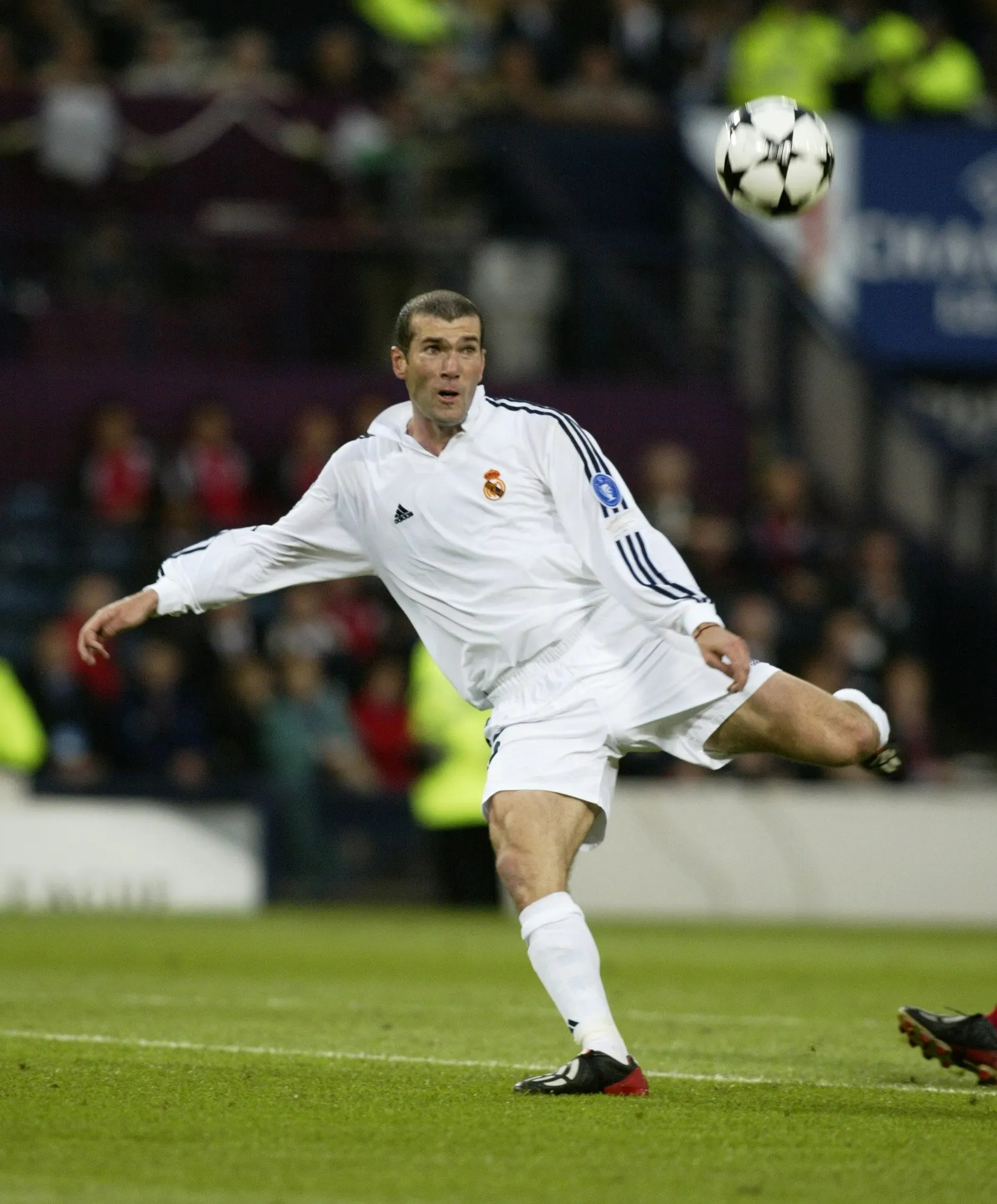 Zidane scored his Champions League final volley wearing the boots