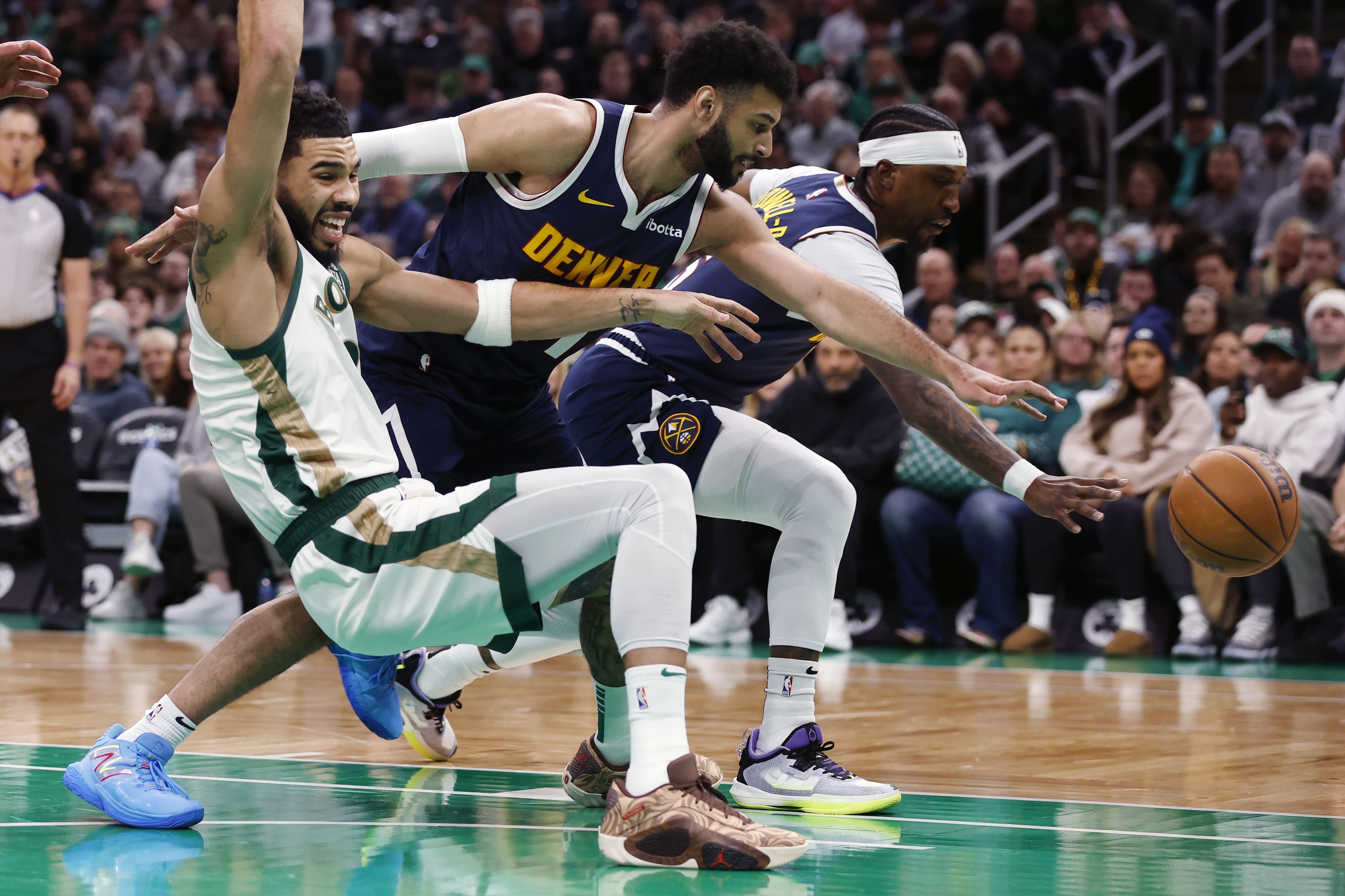 Murray and Jokic help Nuggets hand Celtics their first loss at home this season, 102-100 – Boston 25 News