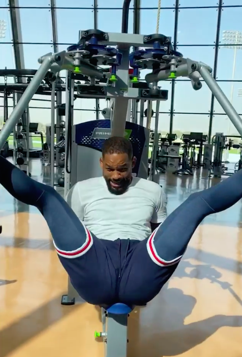 Watch Will Smith Hilariously Try to Remember How to Use the Gym