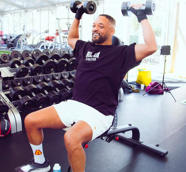 Will Smith Shared a Gym Photo in 'Fresh Prince' Workout Clothes