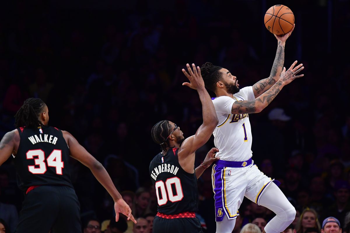 Portland Trail Blazers Can't Keep Pace with Los Angeles Lakers, D'Angelo  Russell - Blazer's Edge