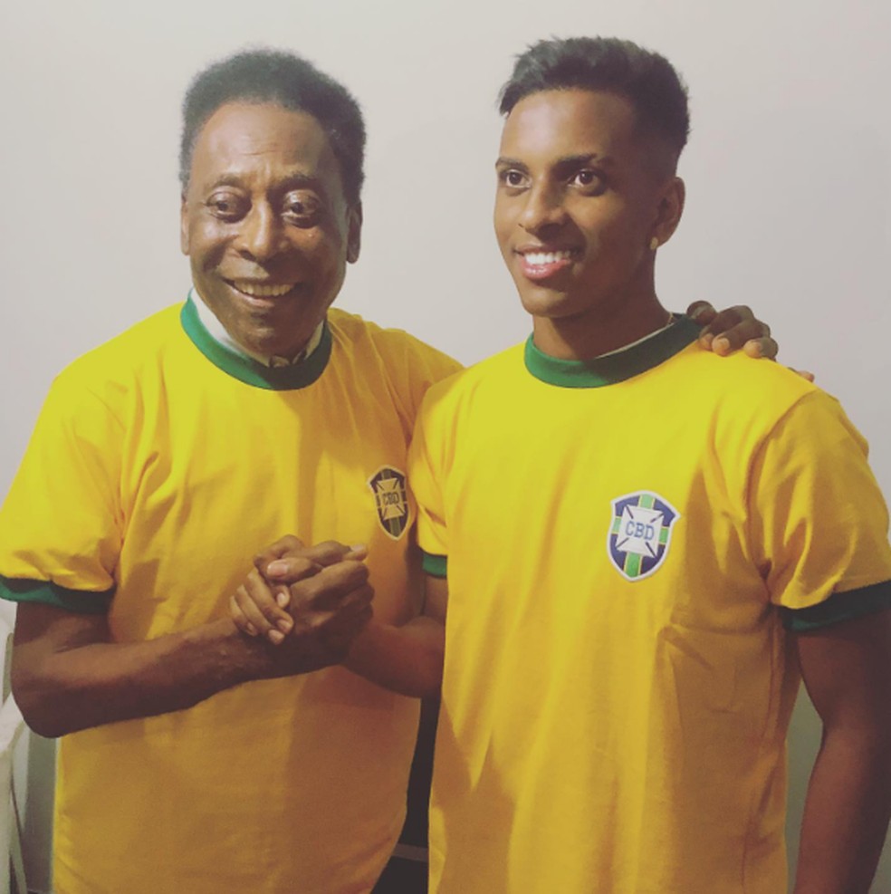 Antes de final da Champions, Pelé aconselha Rodrygo: 'Seja você'