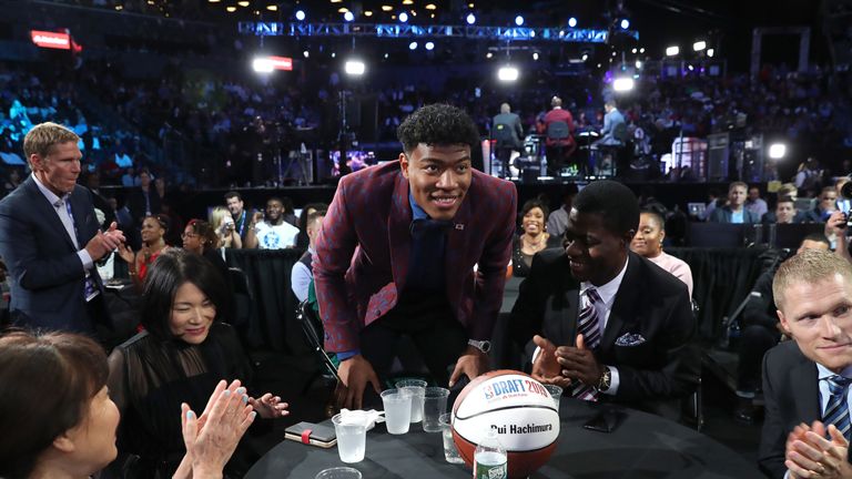 Rui Hachimura becomes first player from Japan selected in first round of NBA Draft | NBA News | Sky Sports