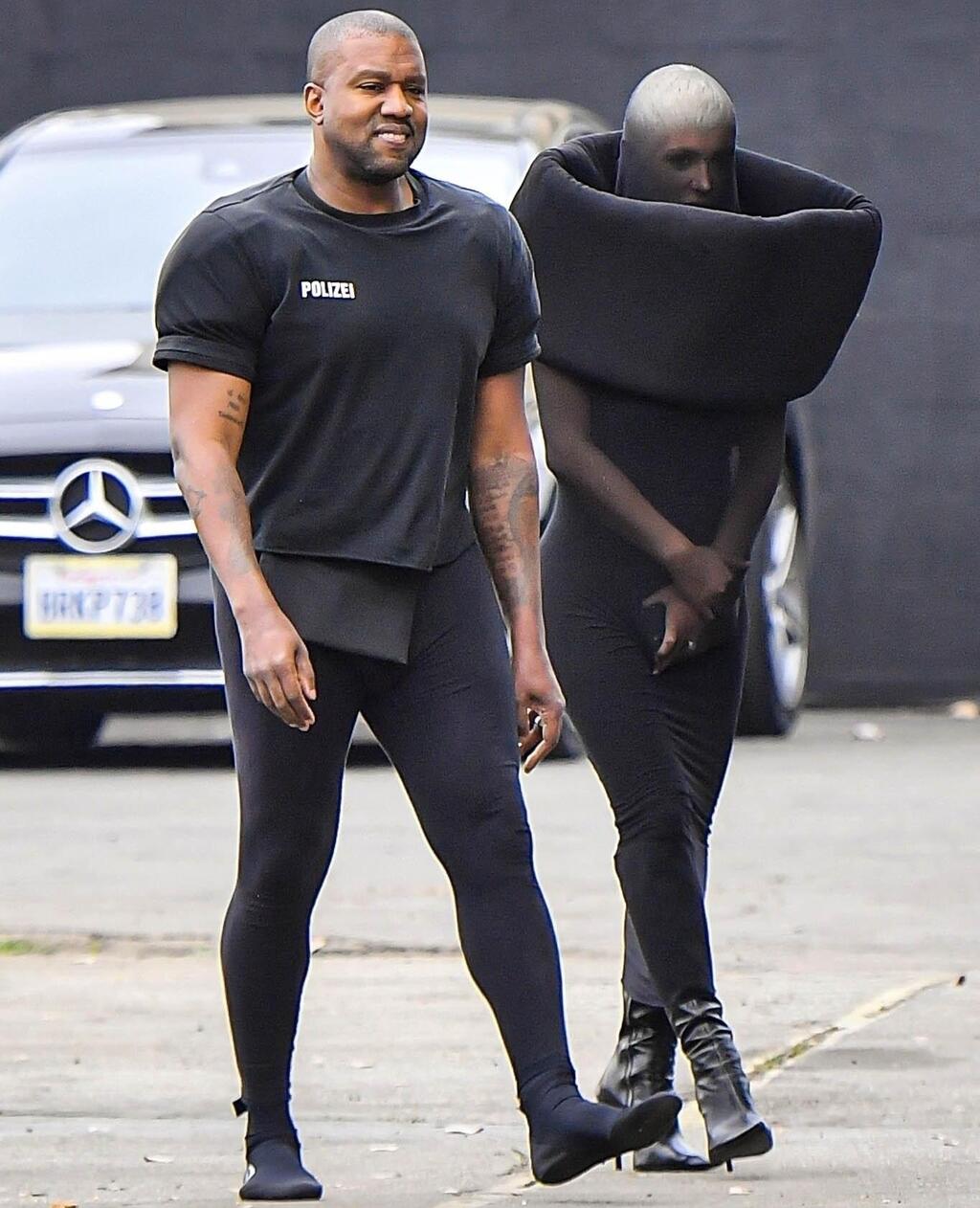 A fashion statement or the inevitable consequence of being Kanye West's wife ?