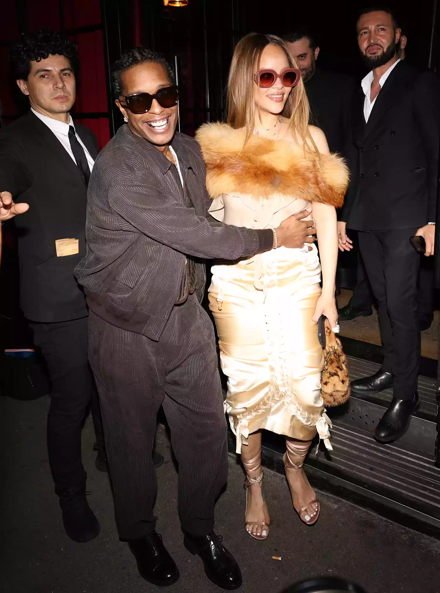 Rihanna and ASAP Rocky valentine's day dinner paris 02 14 24