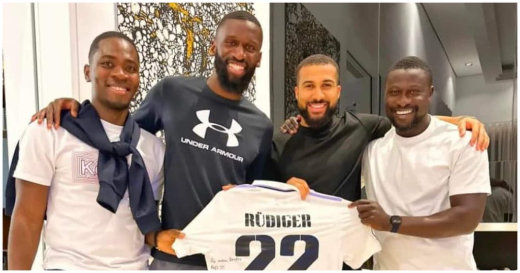 Ghana midfielder Daniel-Kofi Kyereh hangs out with Real Madrid star Antonio Rudiger - Ghana Latest Football News, Live Scores, Results - GHANAsoccernet