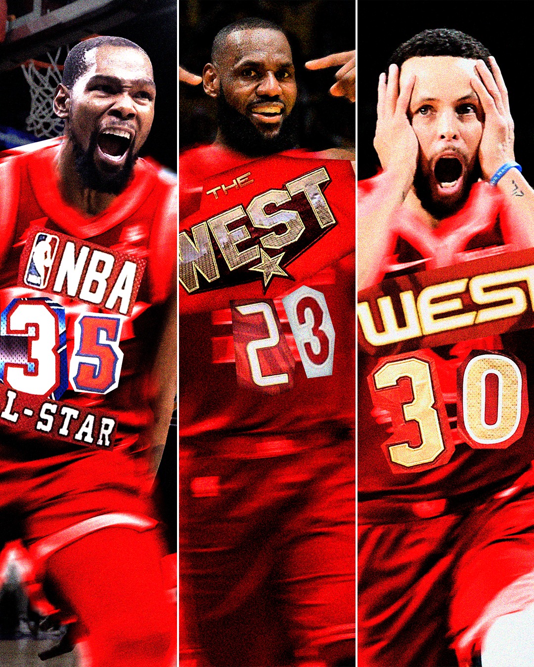 May be an image of 4 people, people playing basketball, basketball jersey, crowd and text that says "SNBA NEST 35 -23 WES -STAR 30"