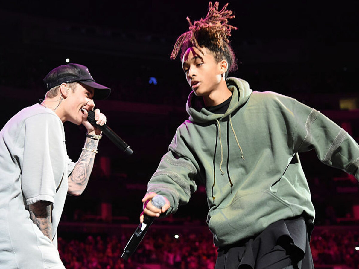 Justin Bieber and Jaden Smith reunite to perform 'Never Say Never' |  Mashable