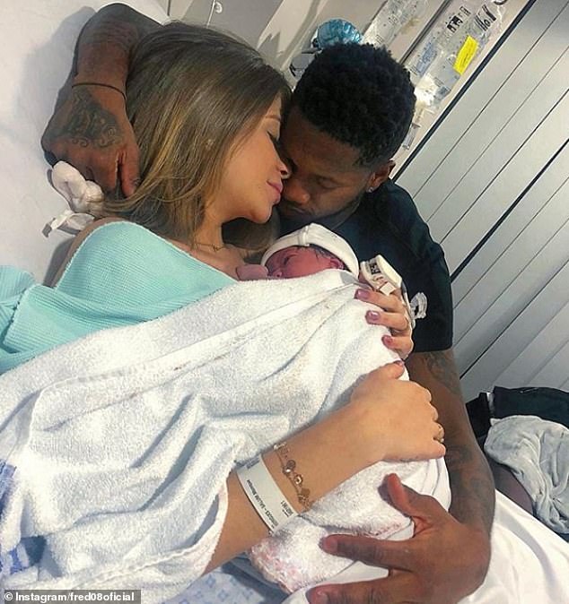 Fred and wife Monique Salum welcomed baby Benjamin into the world on Wednesday