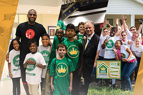 LeBron James and the University of Akron partner to give Akron youth full  scholarships - The Philadelphia Sunday Sun