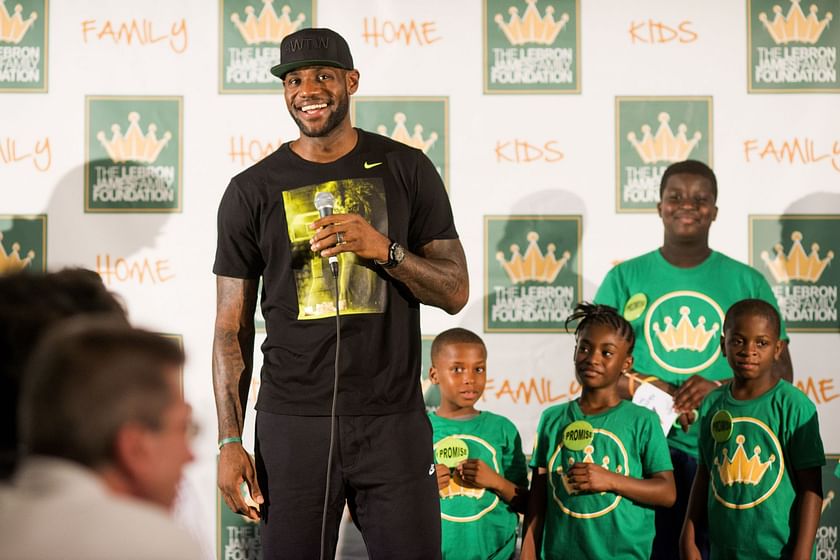 LeBron James will never forget where he's from