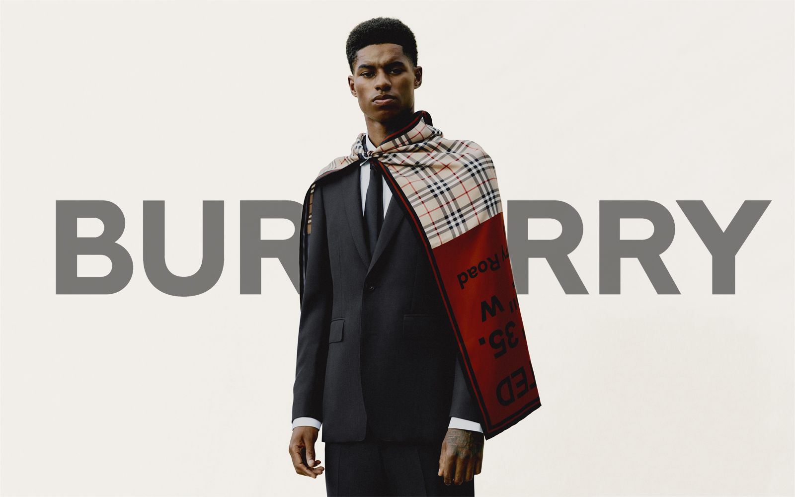 Burberry's charity project with Marcus Rashford