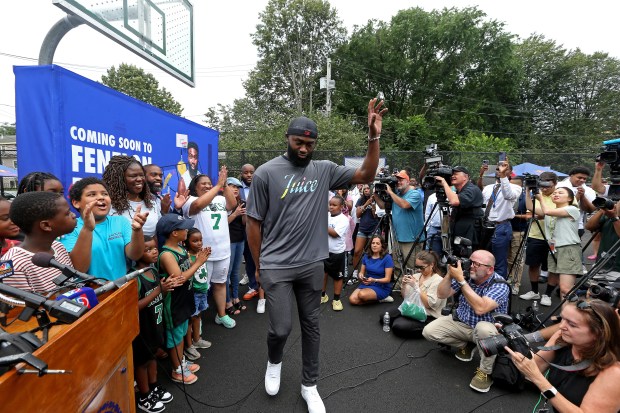 Celtics' Jaylen Brown focuses on the kids of Boston with Dorchester court  project