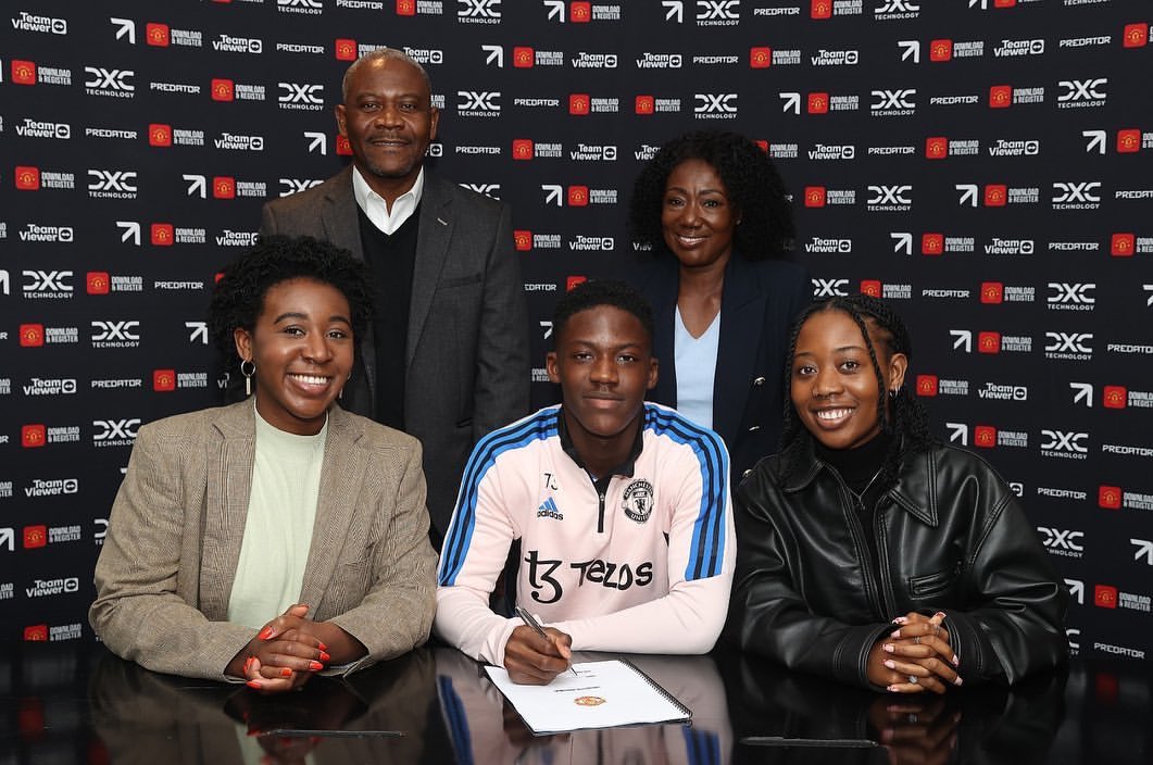 UtdPlug on X: "️ Kobbie Mainoo via OG: “Amazing few weeks for me and my family. Really pleased to sign a long term contract with this special club. Continuing to work hard