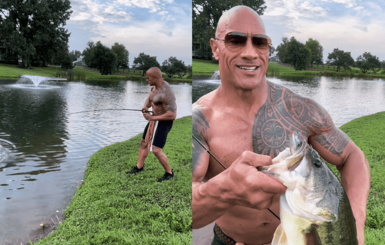 The Rock Gets Blasted By Animal Activists For Fishing… In His Own Pond |  Whiskey Riff
