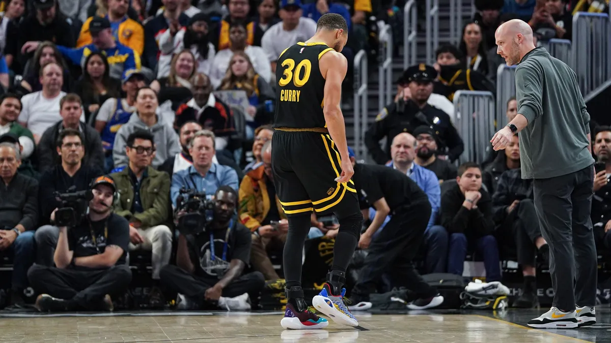 Steph Curry injury update: Warriors star to be re-evaluated Tuesday – NBC Sports Bay Area & California