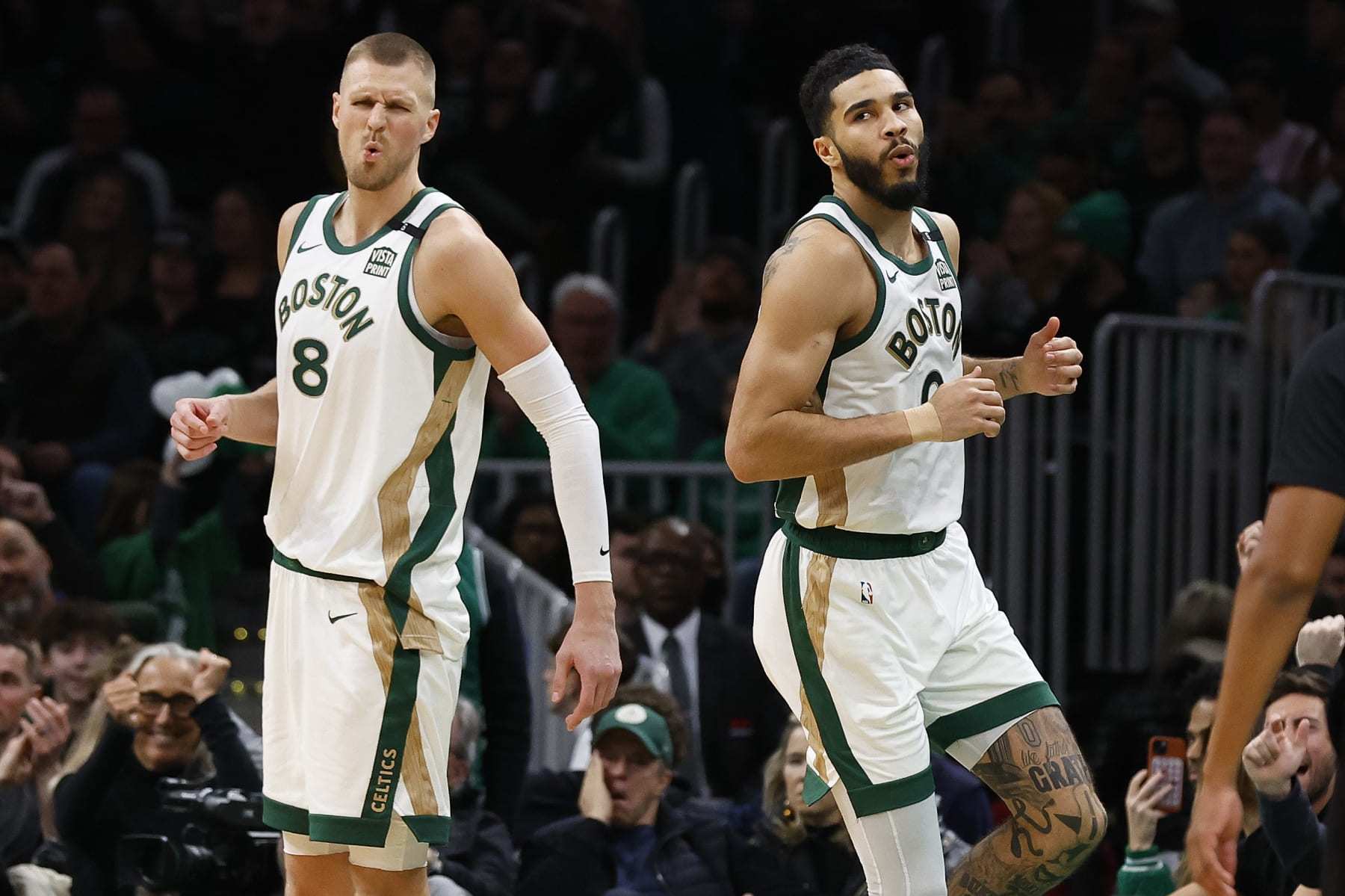 Jayson Tatum, Kristaps Porziņģis Star as Celtics Fans Hype Win vs.  Butler-Less Heat | News, Scores, Highlights, Stats, and Rumors | Bleacher  Report