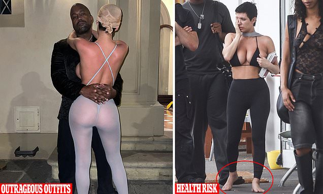 Why Kanye West and 'wife' Bianca Censori's outrageous outfits could pose a  potential health risk | Daily Mail Online