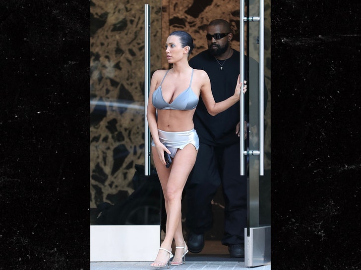 Kanye West Prances Around Again With Half-Naked Wife Bianca Censori