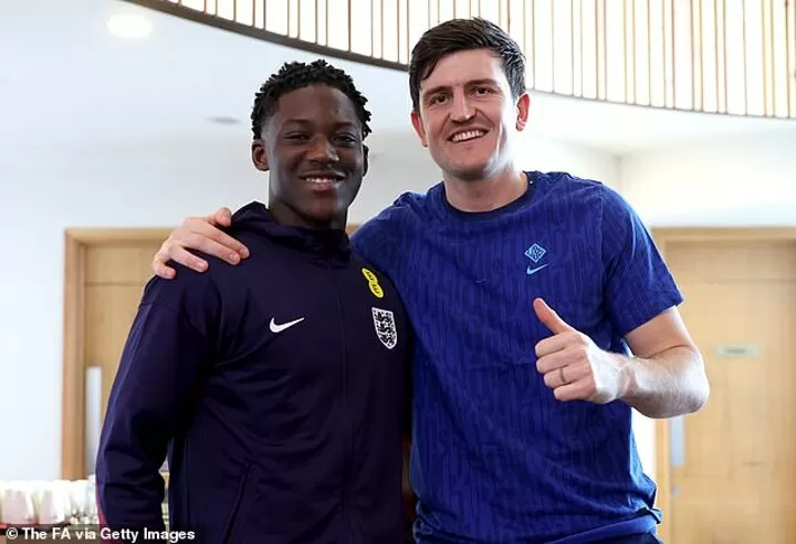 Maguire reveals his reaction after first seeing Kobbie Mainoo train| All  Football