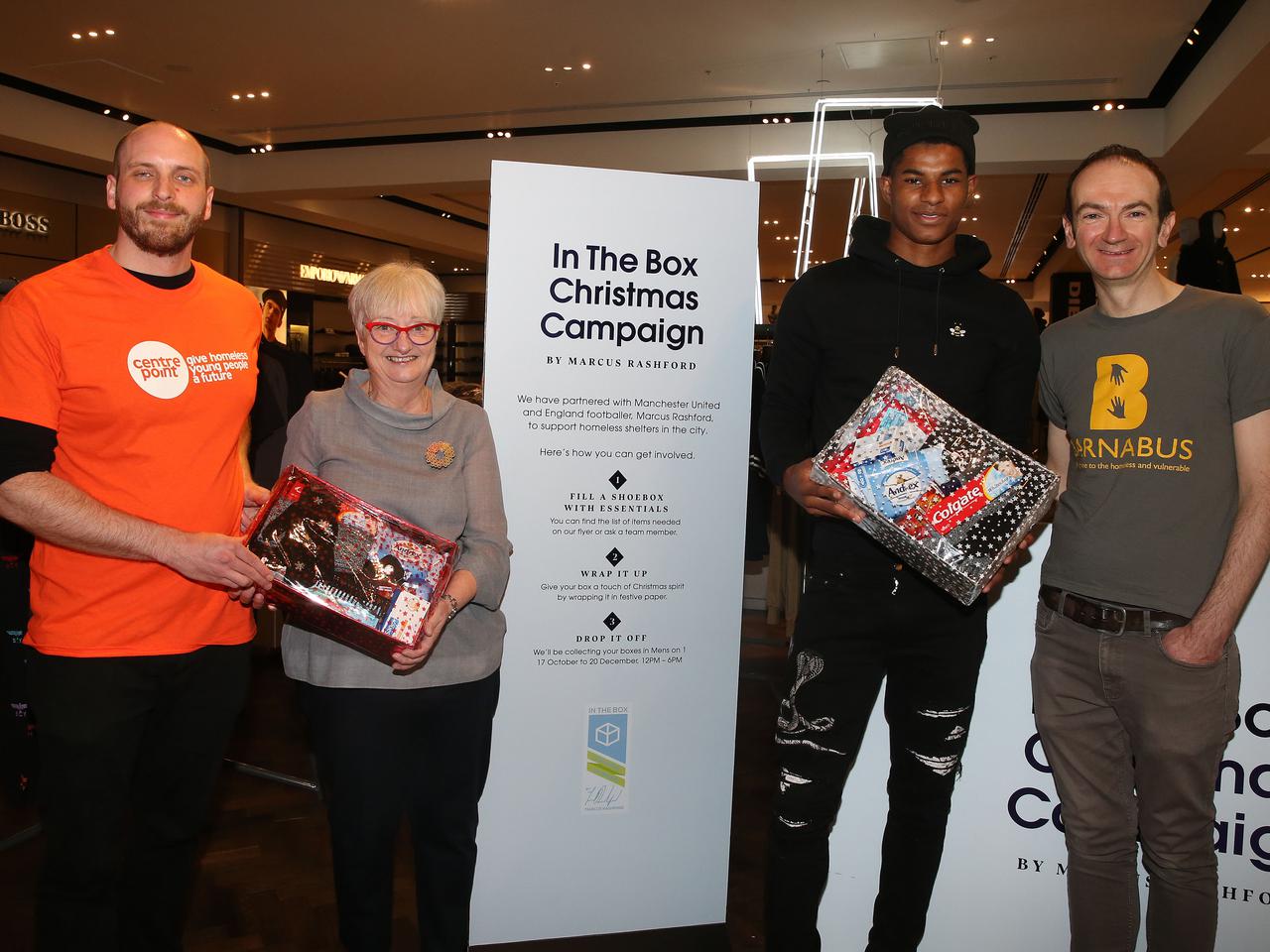 United striker Rashford launches Christmas campaign | Manchester United