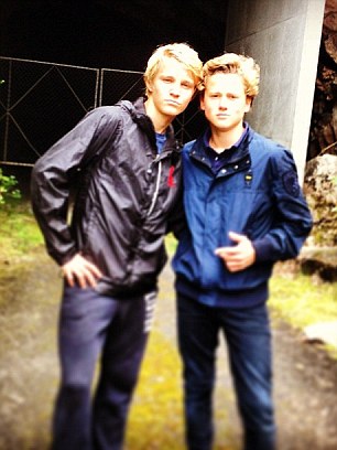 Odegaard (pictured left) has also made three appearances for the Norwegian national team