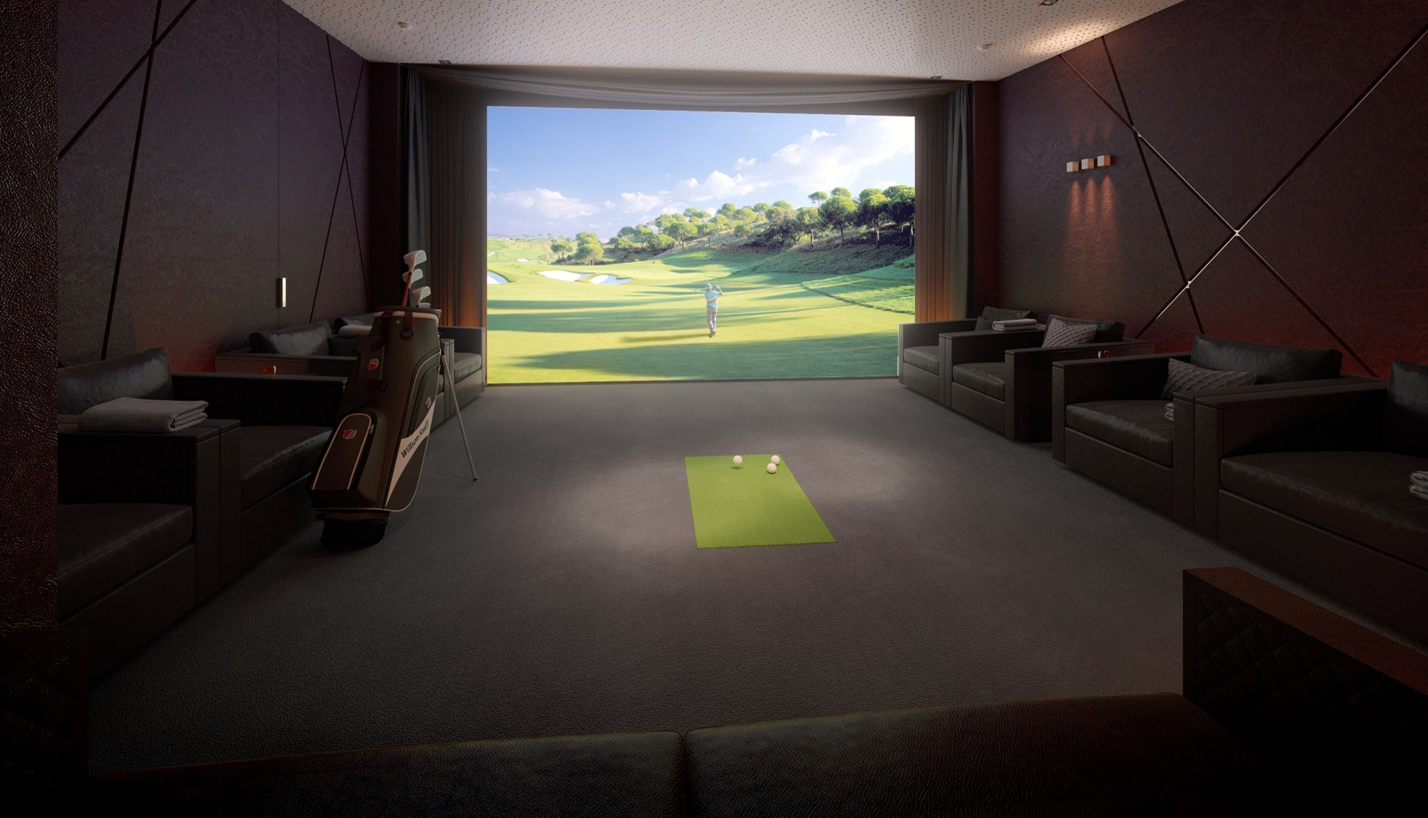  Lewandowski's apartment comes equipped with a golf simulator