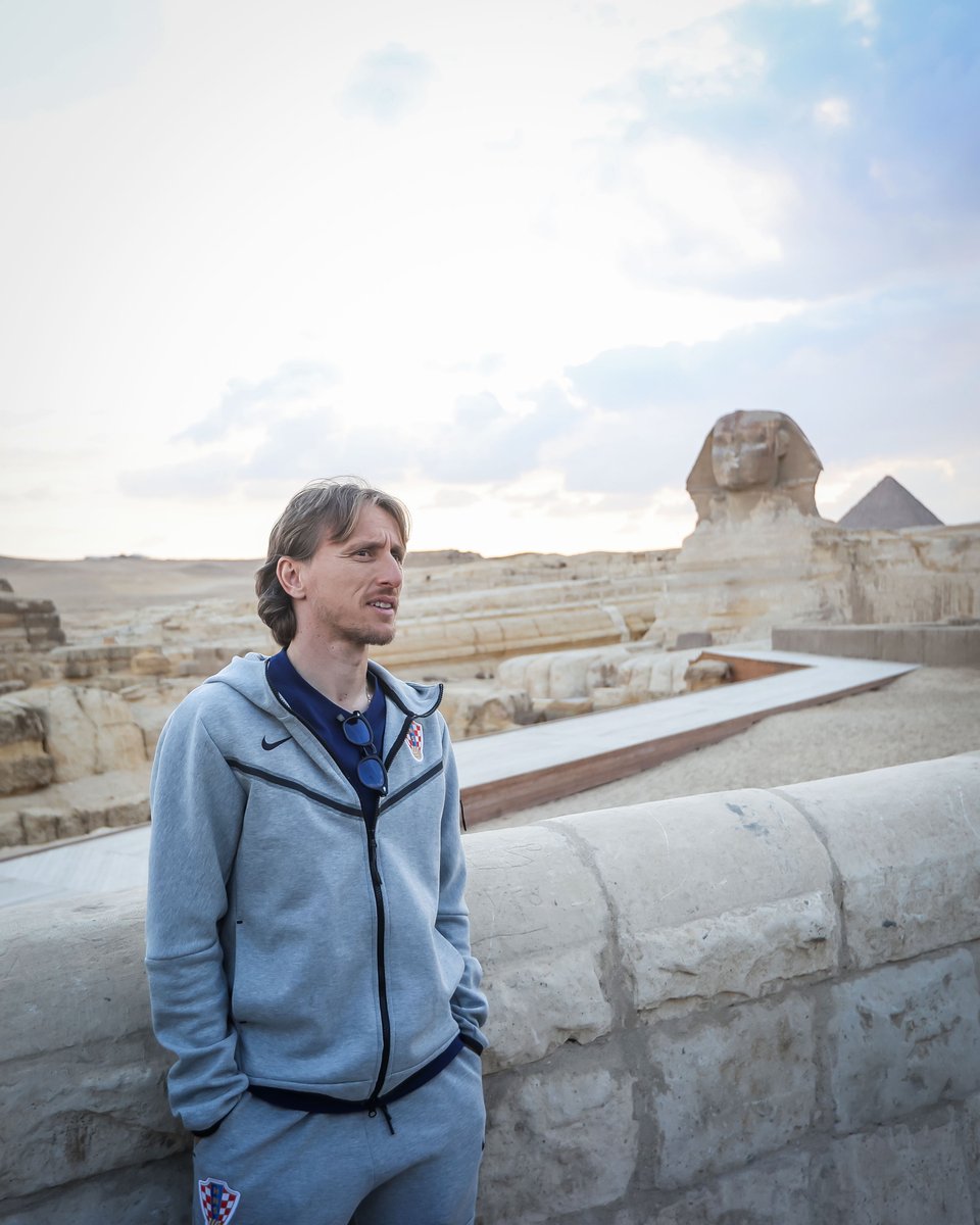 B/R Football on X: "Luka Modrić was having fun at the Pyramids of Giza   https://t.co/OWfvYs0aBB" / X