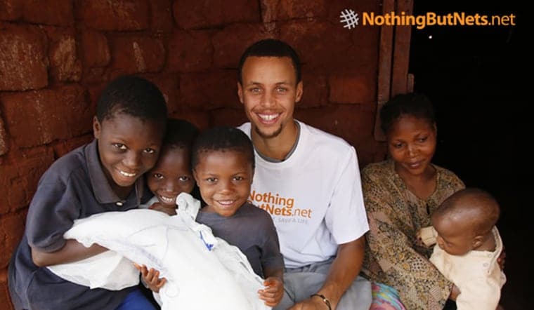 Warriors Guard Stephen Curry Continues “Three for Three Challenge”  Benefiting Nothing But Nets for 2015-16 Season | NBA.com