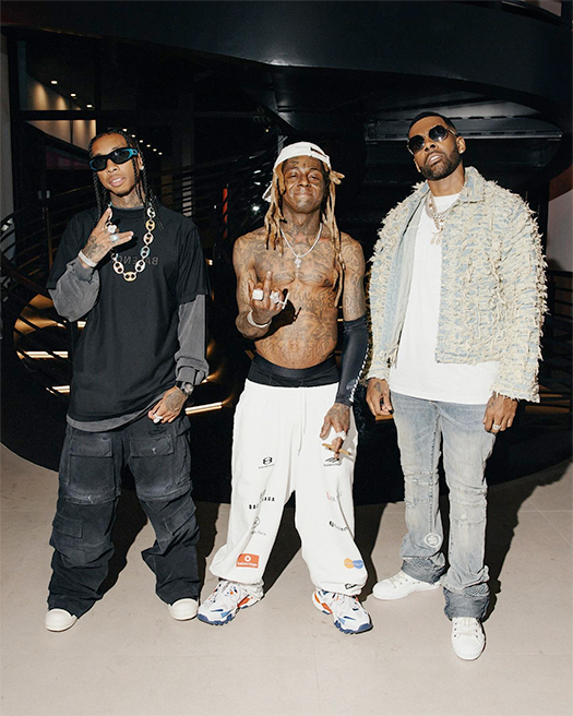 On Set Of Mario, Lil Wayne & Tyga's "Main One" Video Shoot