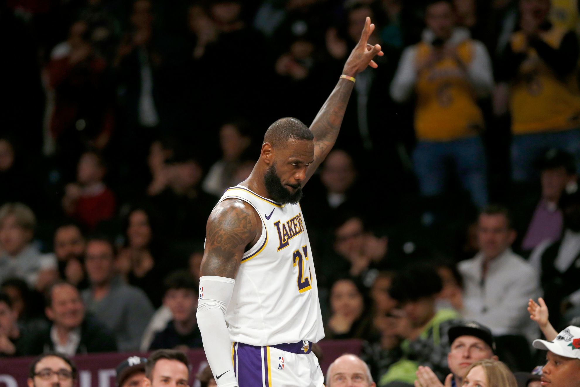 LeBron James had a career night in the Lakers victory vs the Brooklyn Nets  | Marca