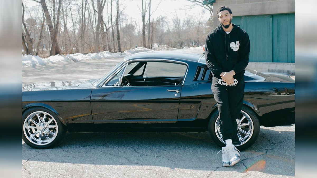 Check out Jayson Tatum's custom Ford Mustang