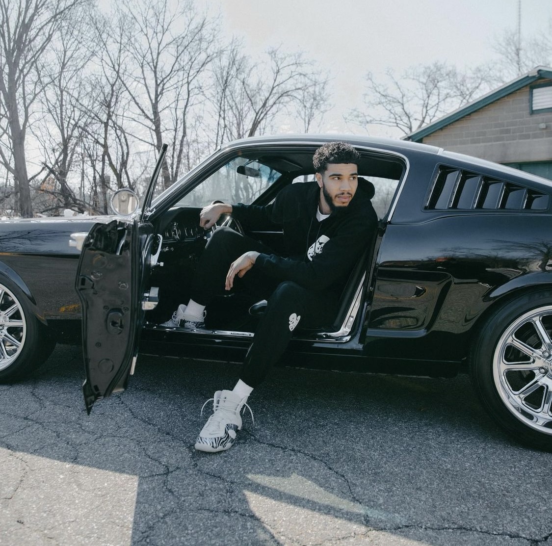 NBA Star Jayson Tatum of the Boston Celtics Shows Off His Vintage Ford  Mustang Fastback - autoevolution