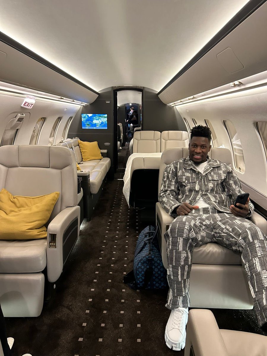 Football Tweet  on X: "Andre Onana on his way to AFCON straight after the  Man Utd match. ️ Cameroon play today.  https://t.co/6PuvAHhCE6" / X