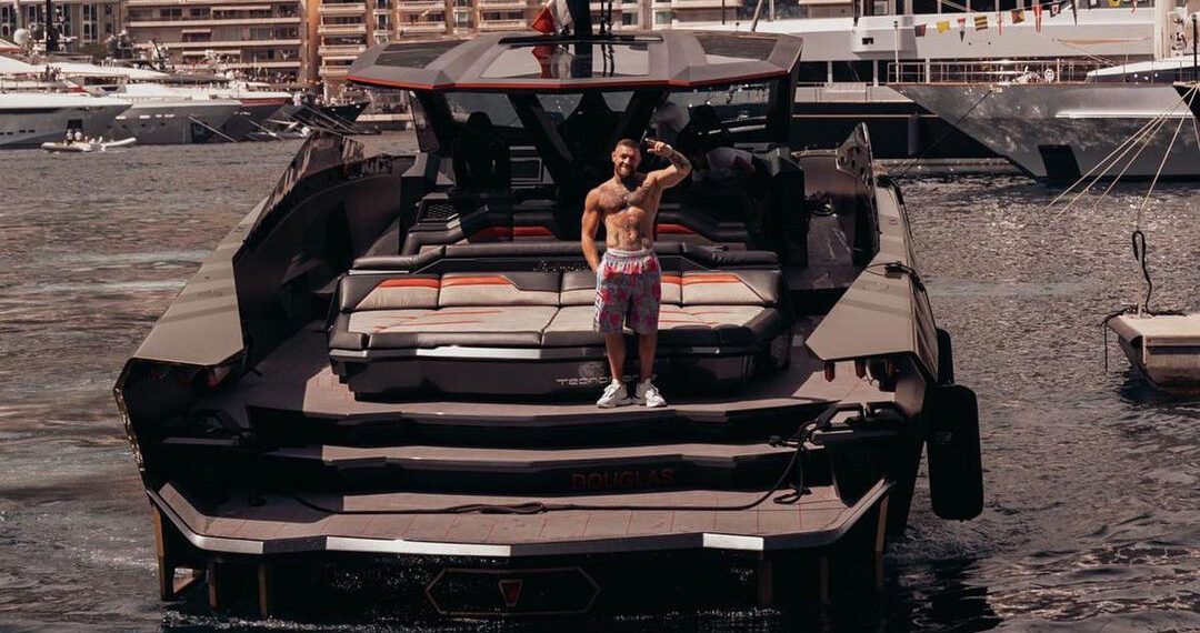 Conor McGregor Took His Lamborghini Yacht To The Monaco GP