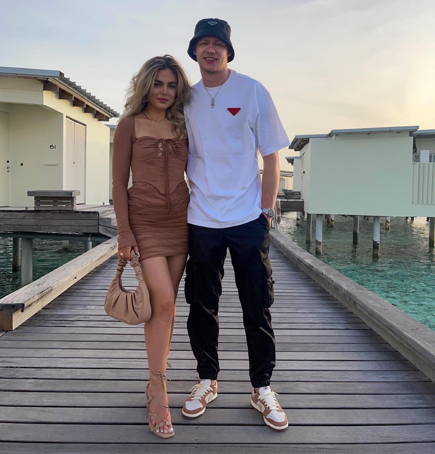 Georgina often posts pictures of the pair in stunning locations