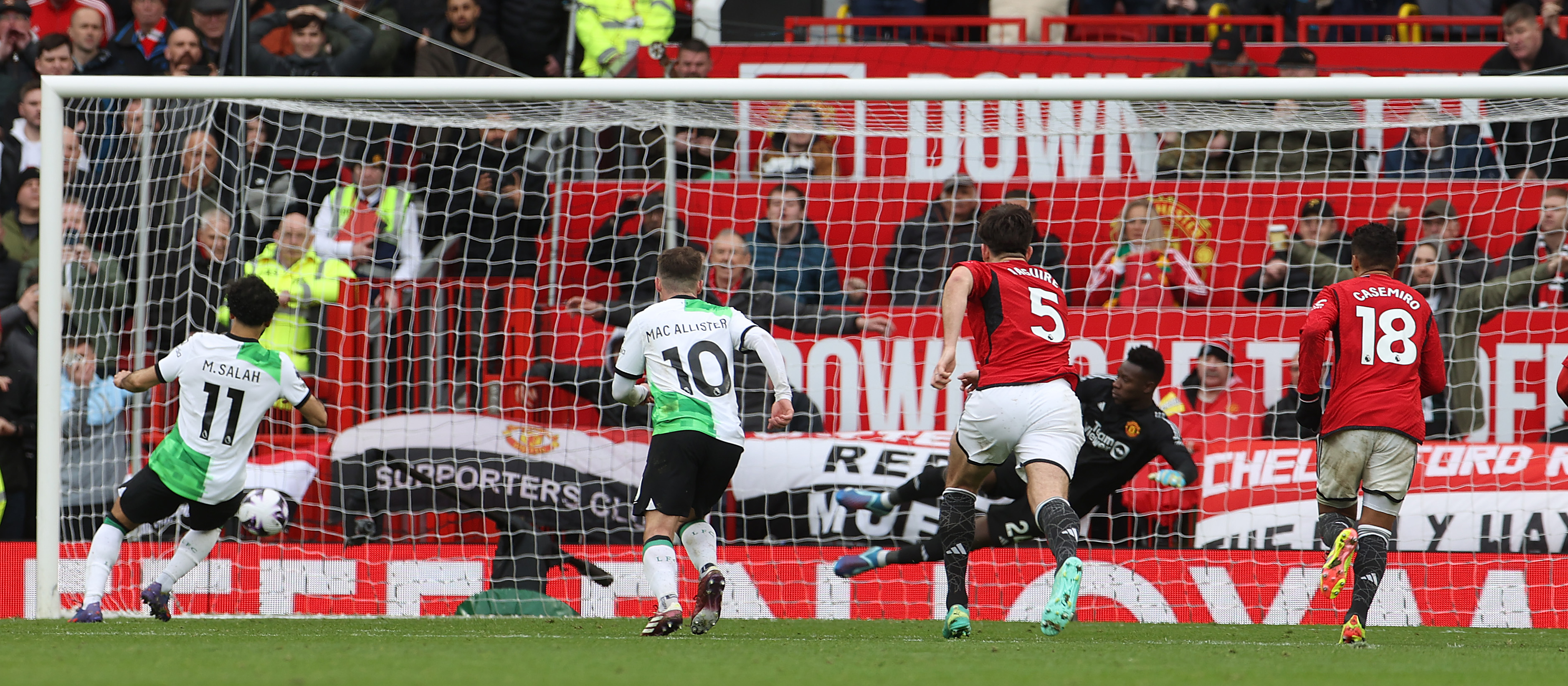 Mo Salah netted from 12 yards to rescue a point for Liverpool