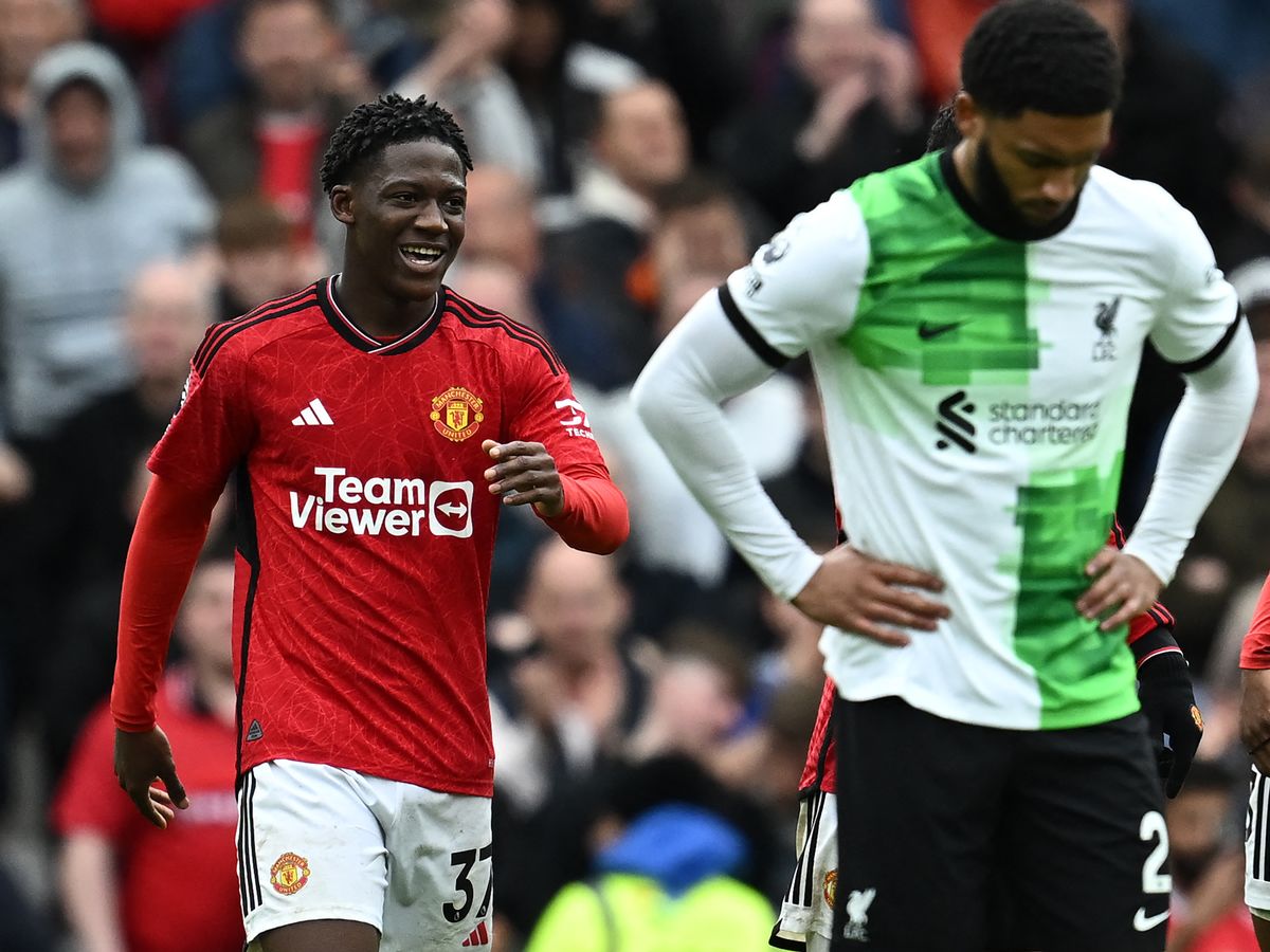 Kobbie Mainoo sends apology for celebration vs Liverpool after Man Utd goal  - Liverpool.com