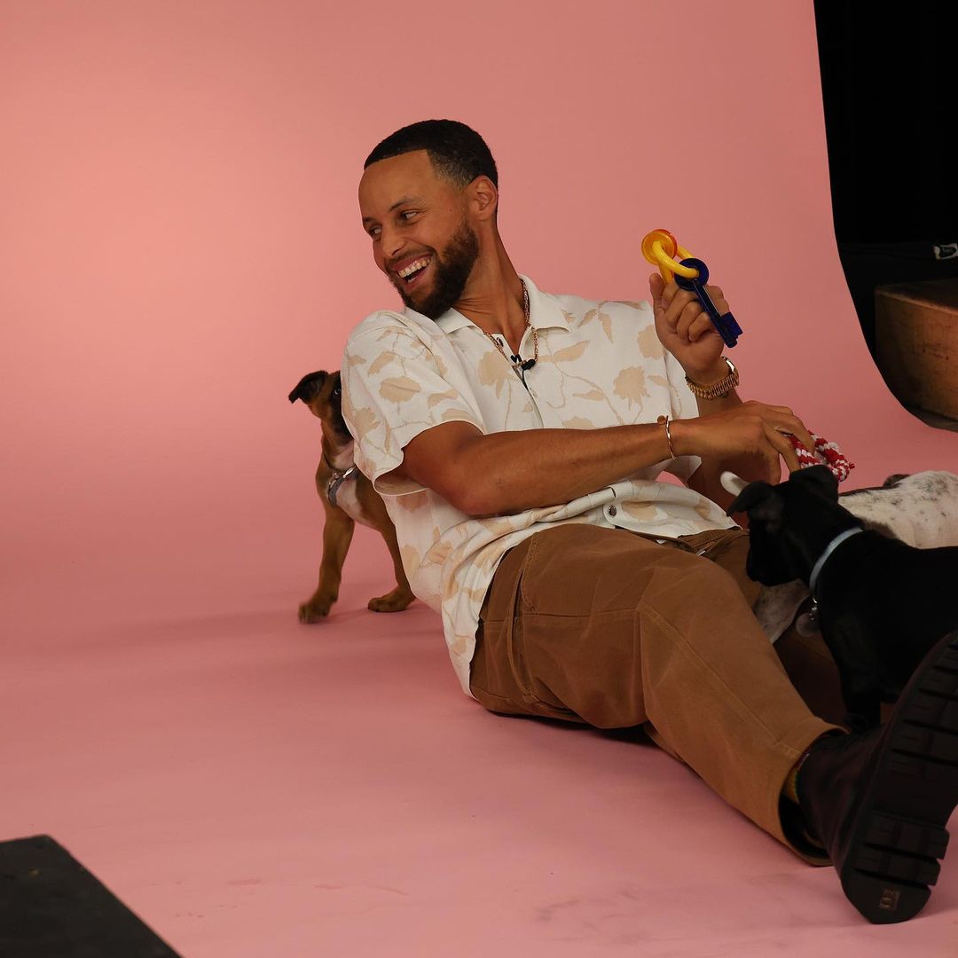 Stephen Curry shows his love for animals when he adopts stray dogs and builds houses for them