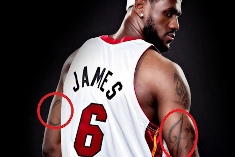 A Guide To 17 LeBron James Tattoos and What They Mean