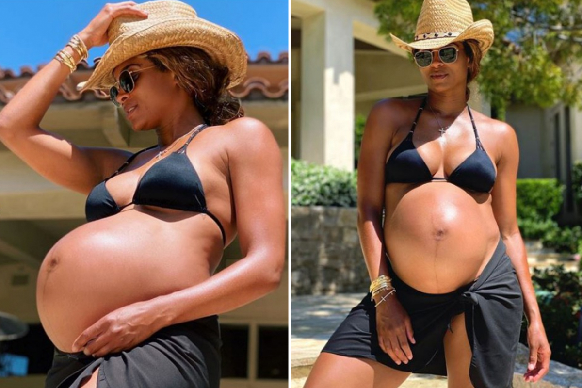 Pregnant Ciara shows off big baby bump in teeny bikini as she nears due  date for third child – The US Sun | The US Sun