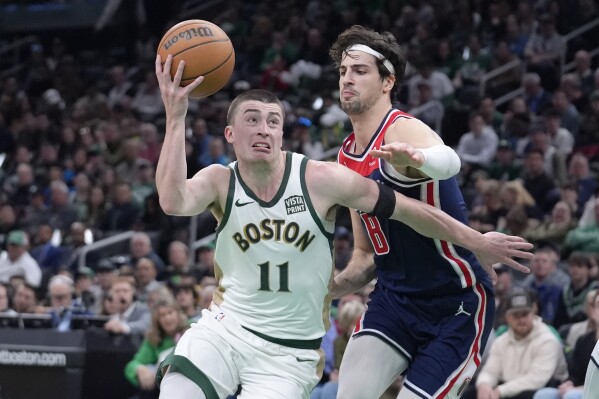 Payton Pritchard scores career-high 38 points in Celtics' 132-122 win over  Wizards | AP News