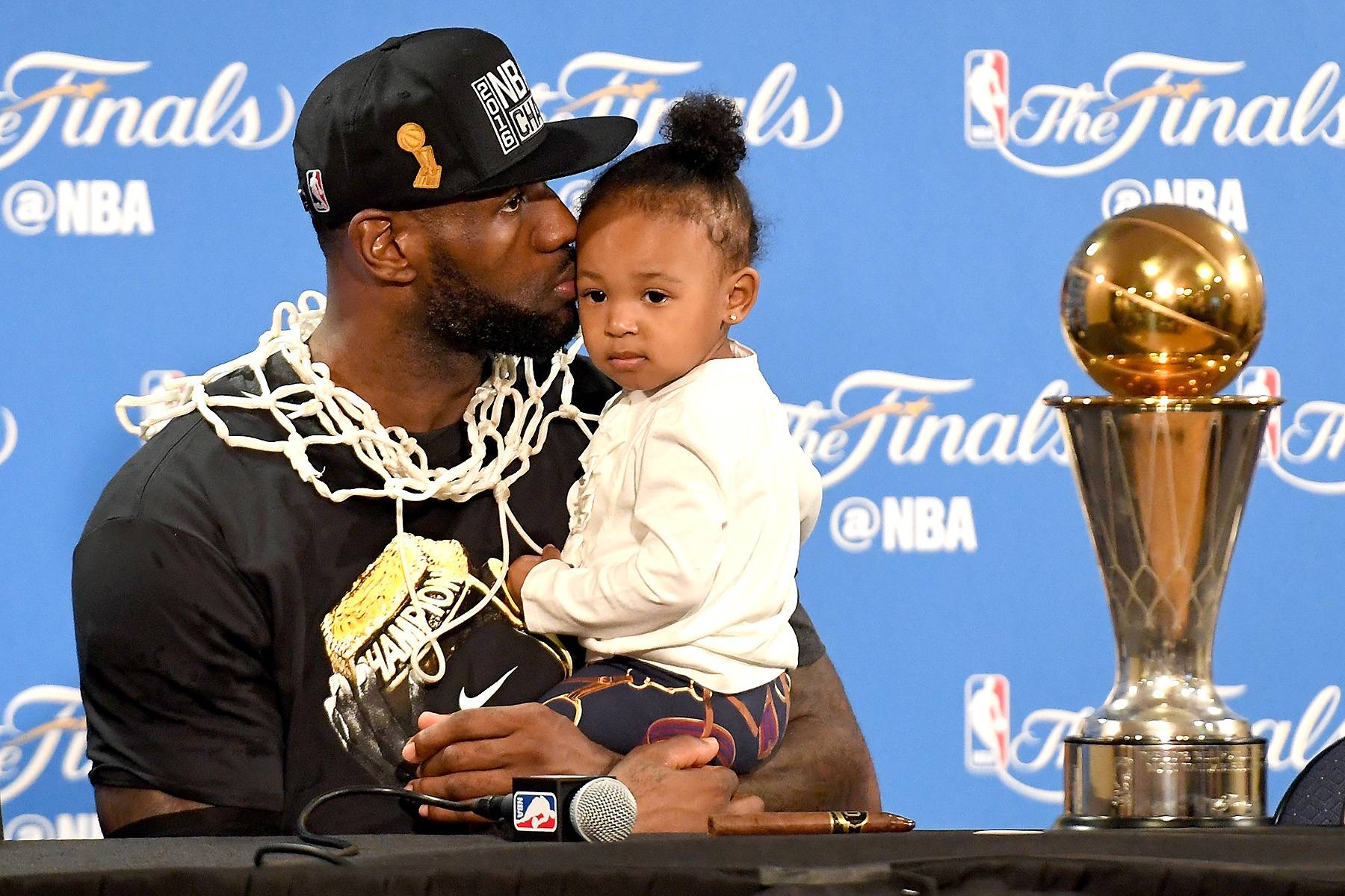 Watch: LeBron James's Adorable Daughter, Zhuri, Hilariously Beats Up Her  Big Brother | News | BET